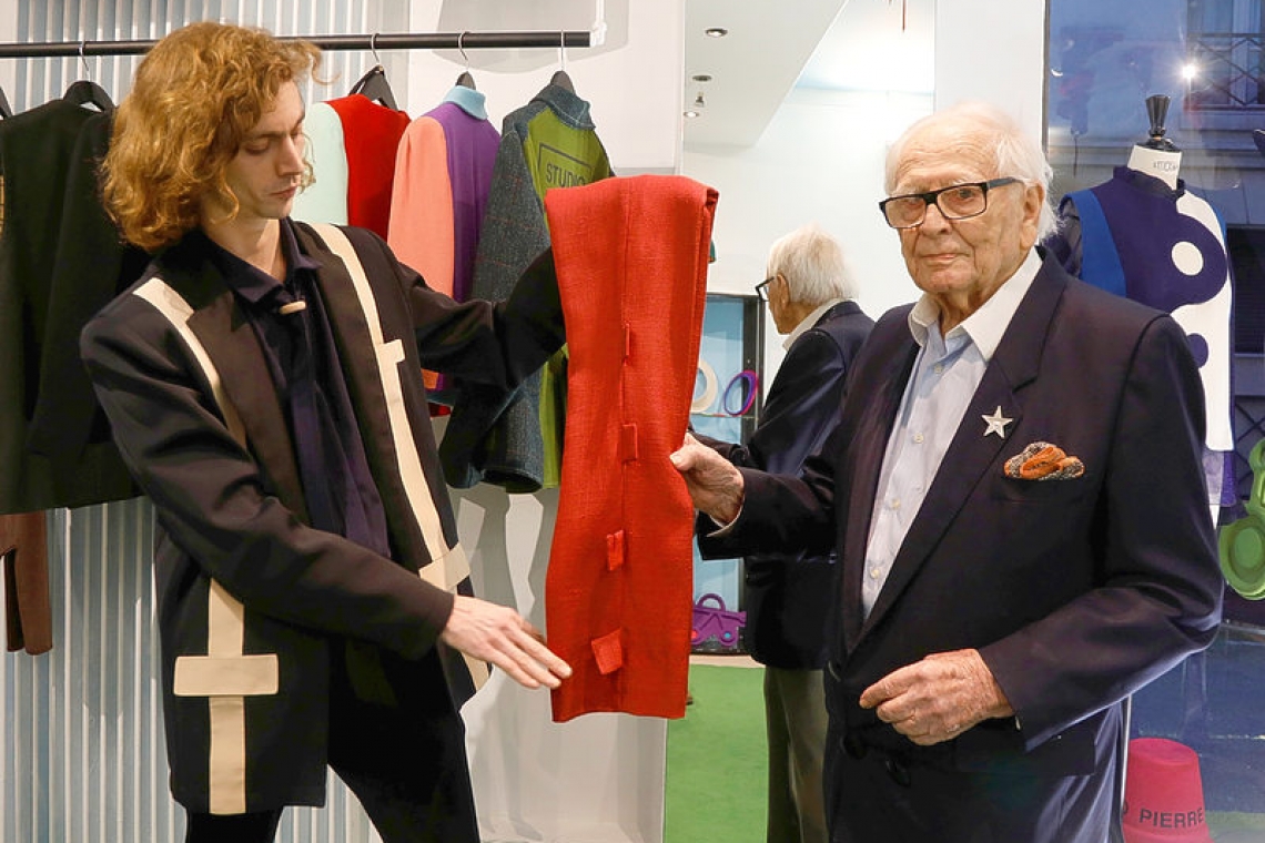 At 97, Cardin still seeking fashion's next trendsetter